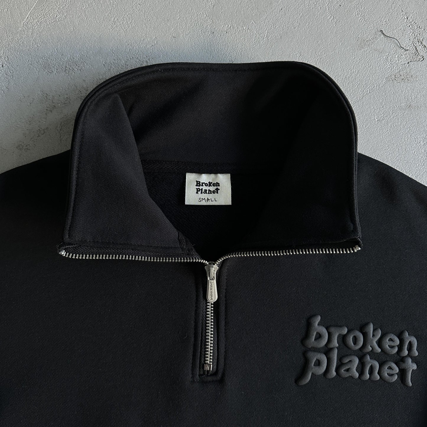 Broken Planet  Basics Quarter Zip Jumper Sweater