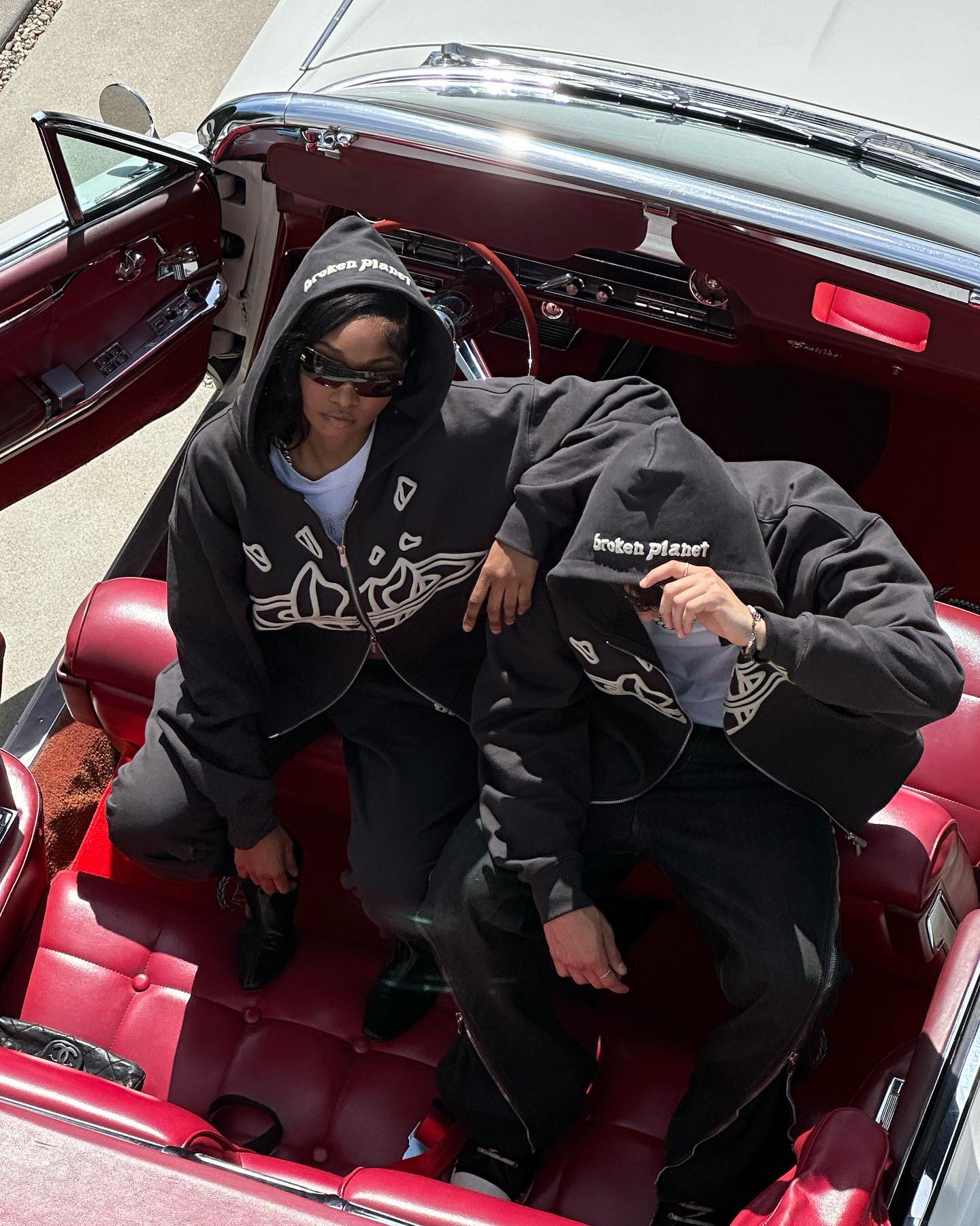 Broken Planet Double Zip Up Hoodie