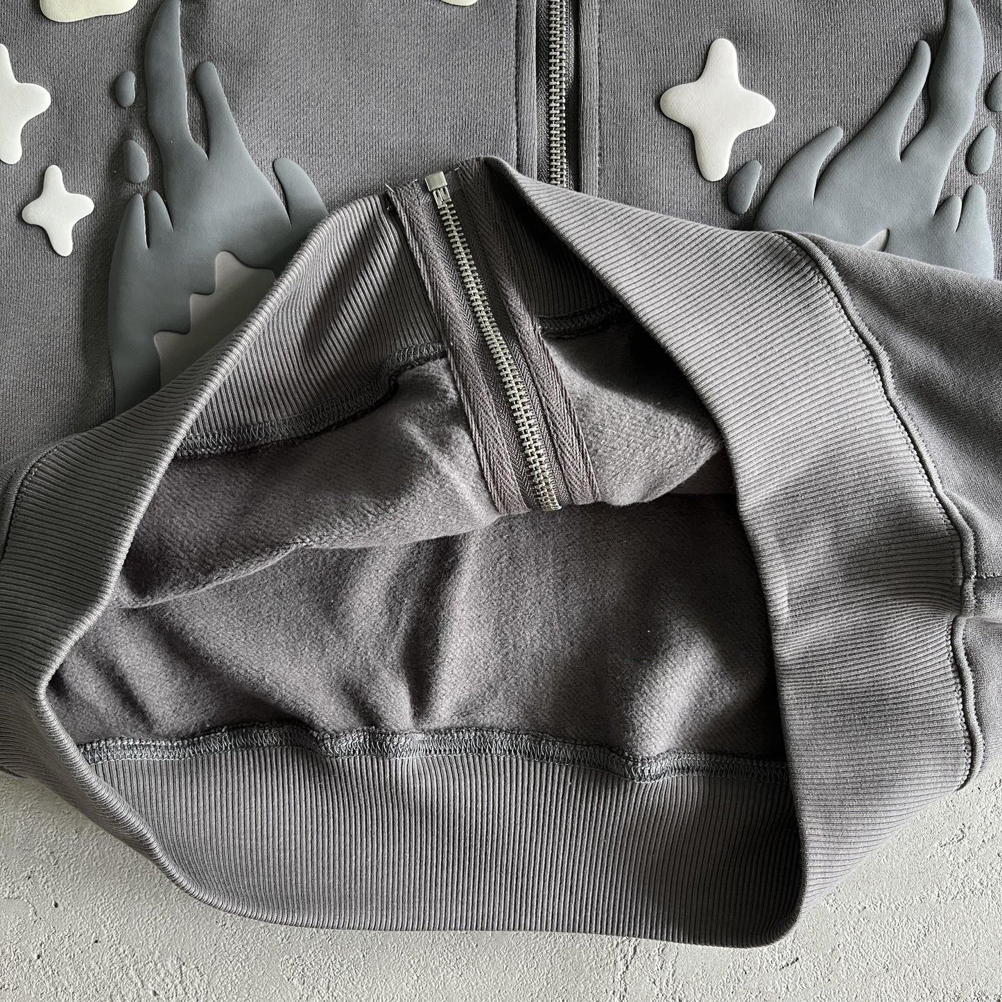 Broken Planet Twin Flames Zip Up Hoodie