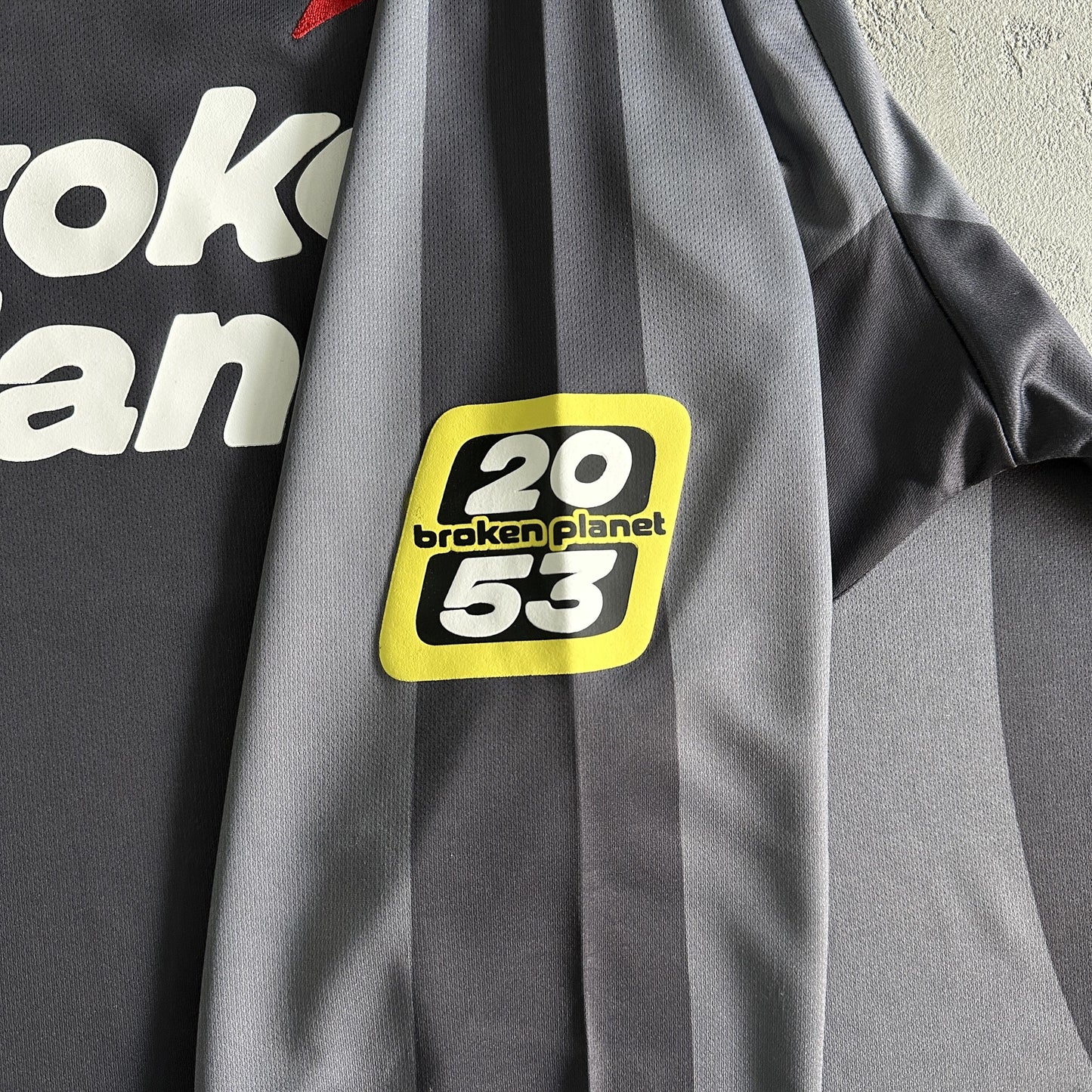 Broken Planet  Football Long Sleeve Tee