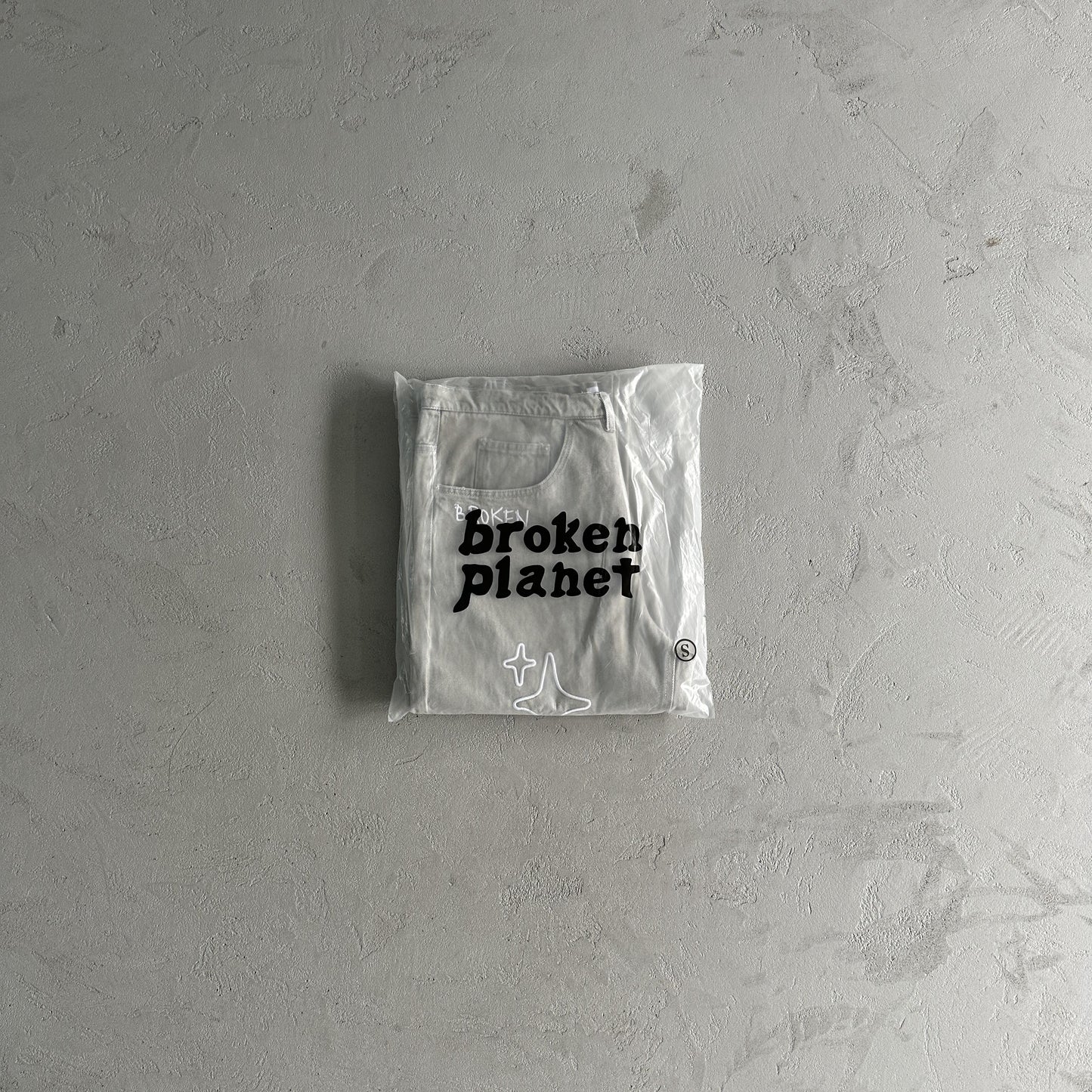 Broken Planet White Star Pants