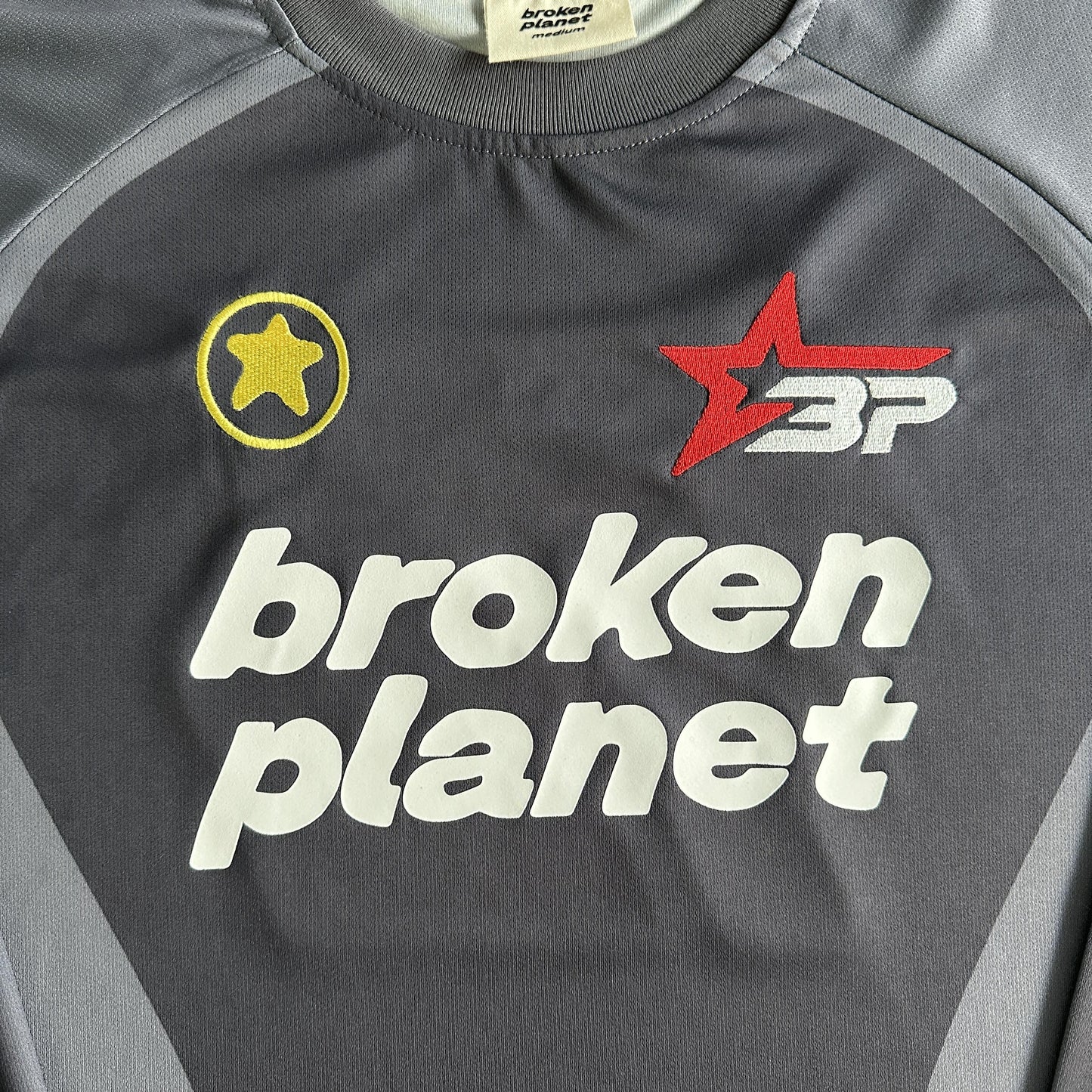 Broken Planet  Football Long Sleeve Tee