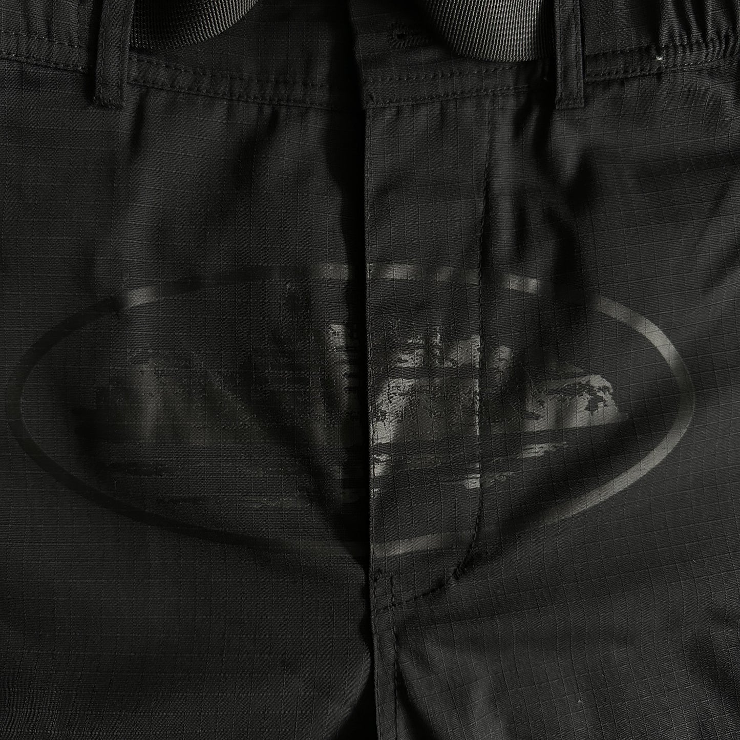 Corteiz Black Cargo Shorts