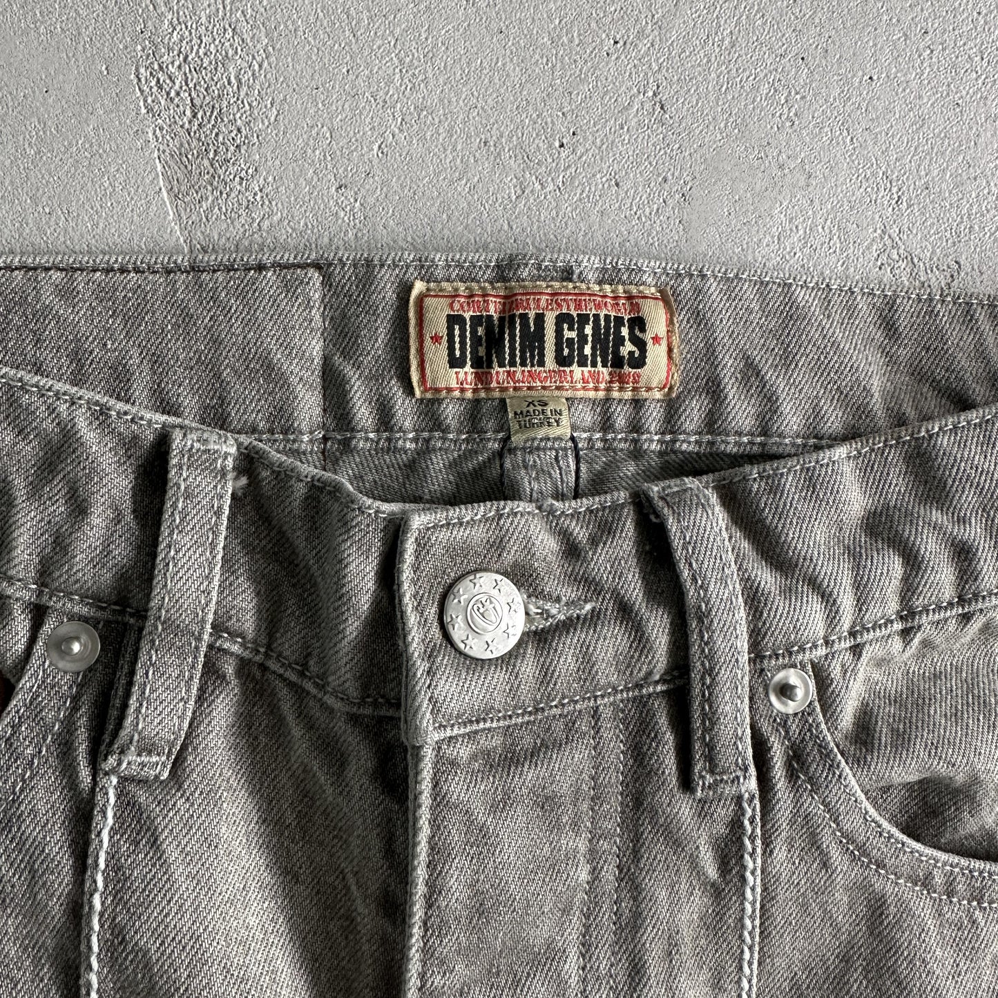 Corteiz Denim Jeans Pant Grey