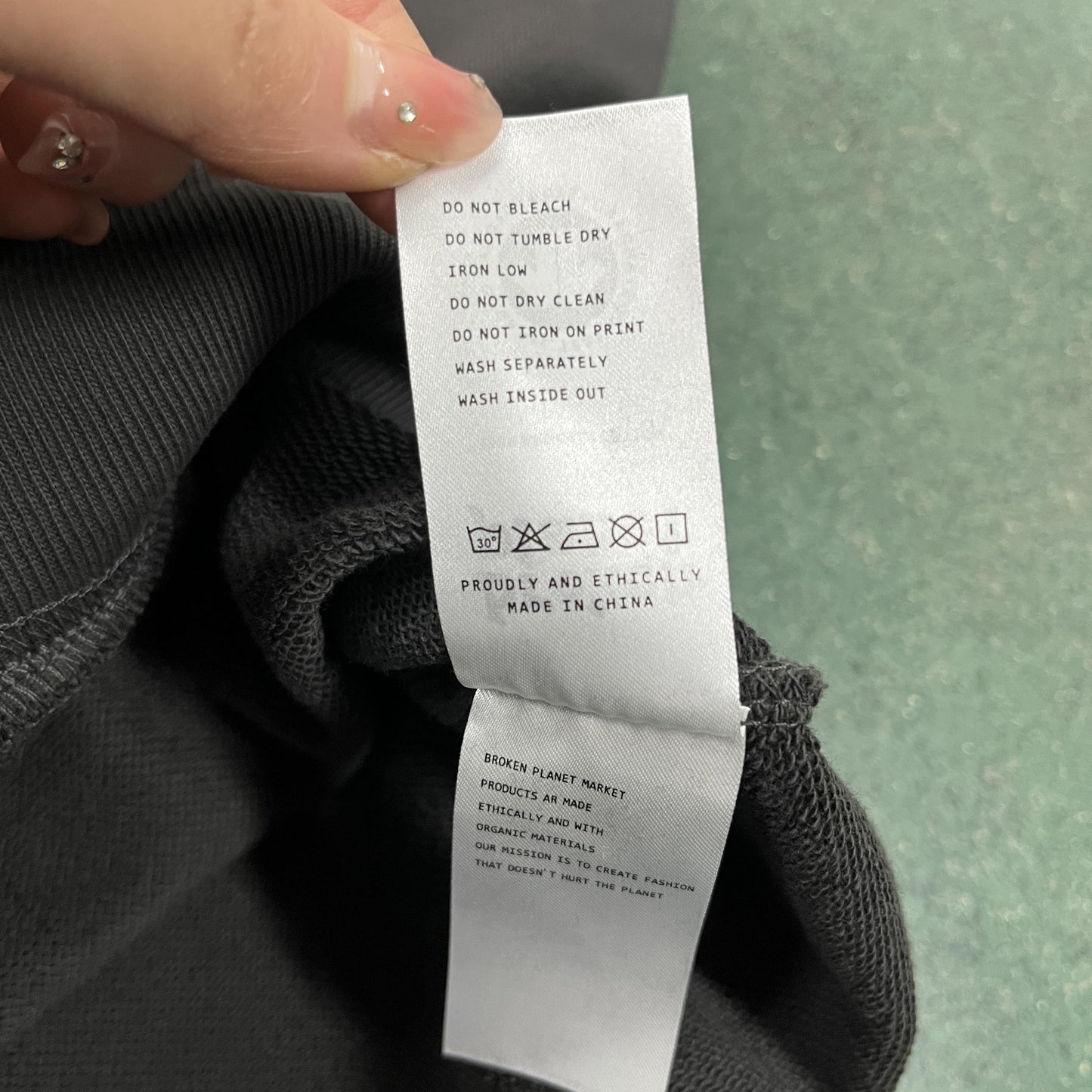 Broken Planet Spider Zip Up Hoodie