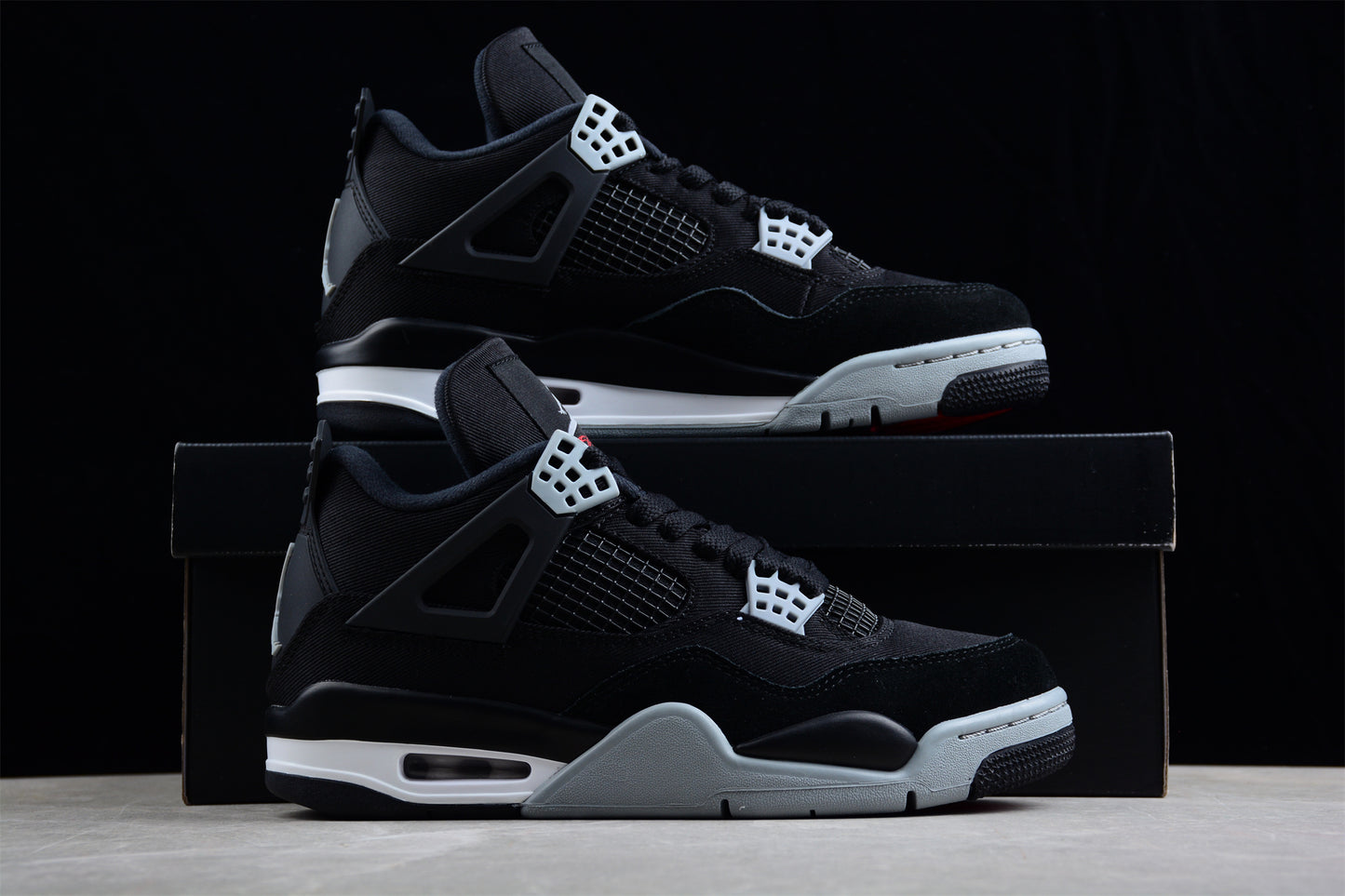 Air Jordan 4 Retro "Black Canvas"