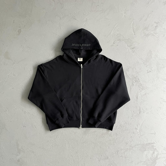 Broken Planet Double Zip Basic Cardigan  Hoodie