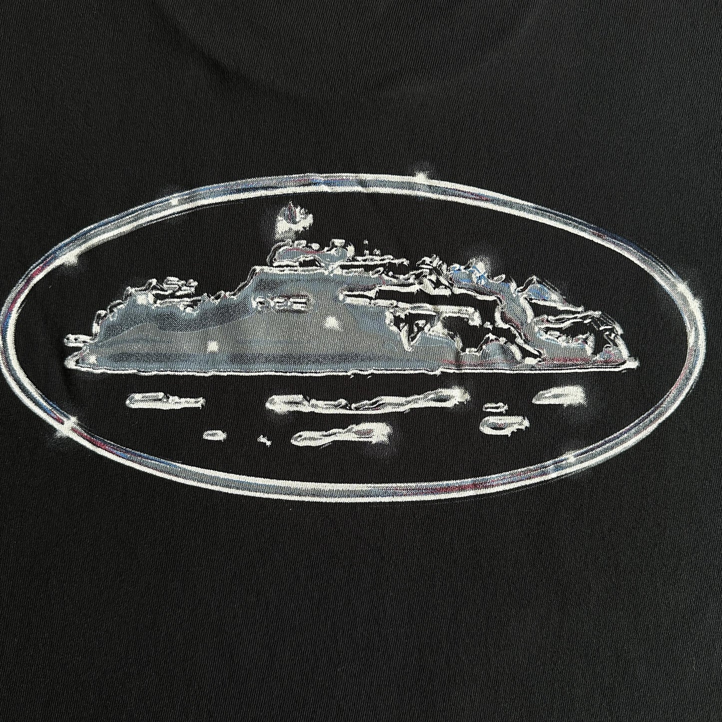 Corteiz Tshirt Alcatraz Chrome