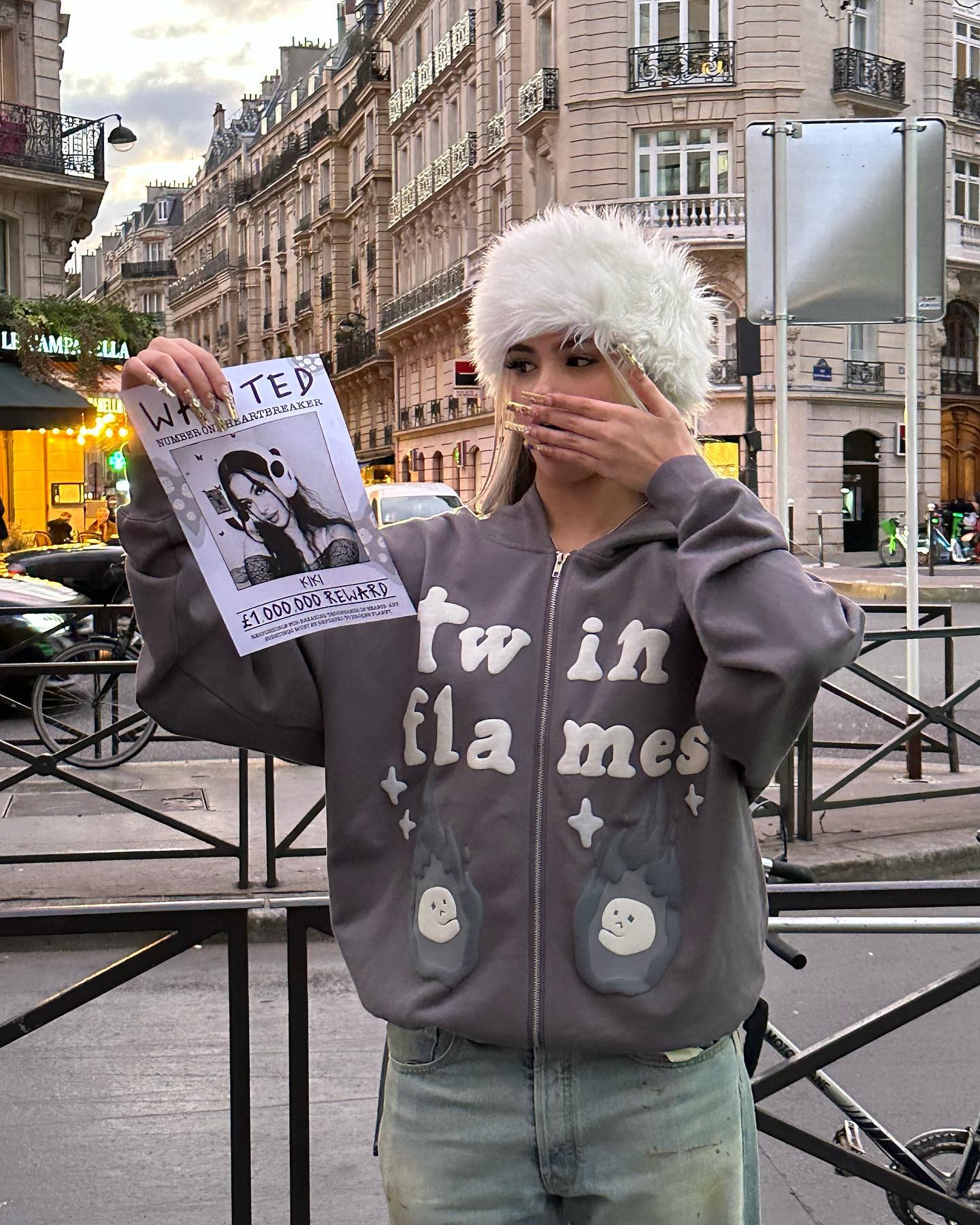 Broken Planet Twin Flames Zip Up Hoodie