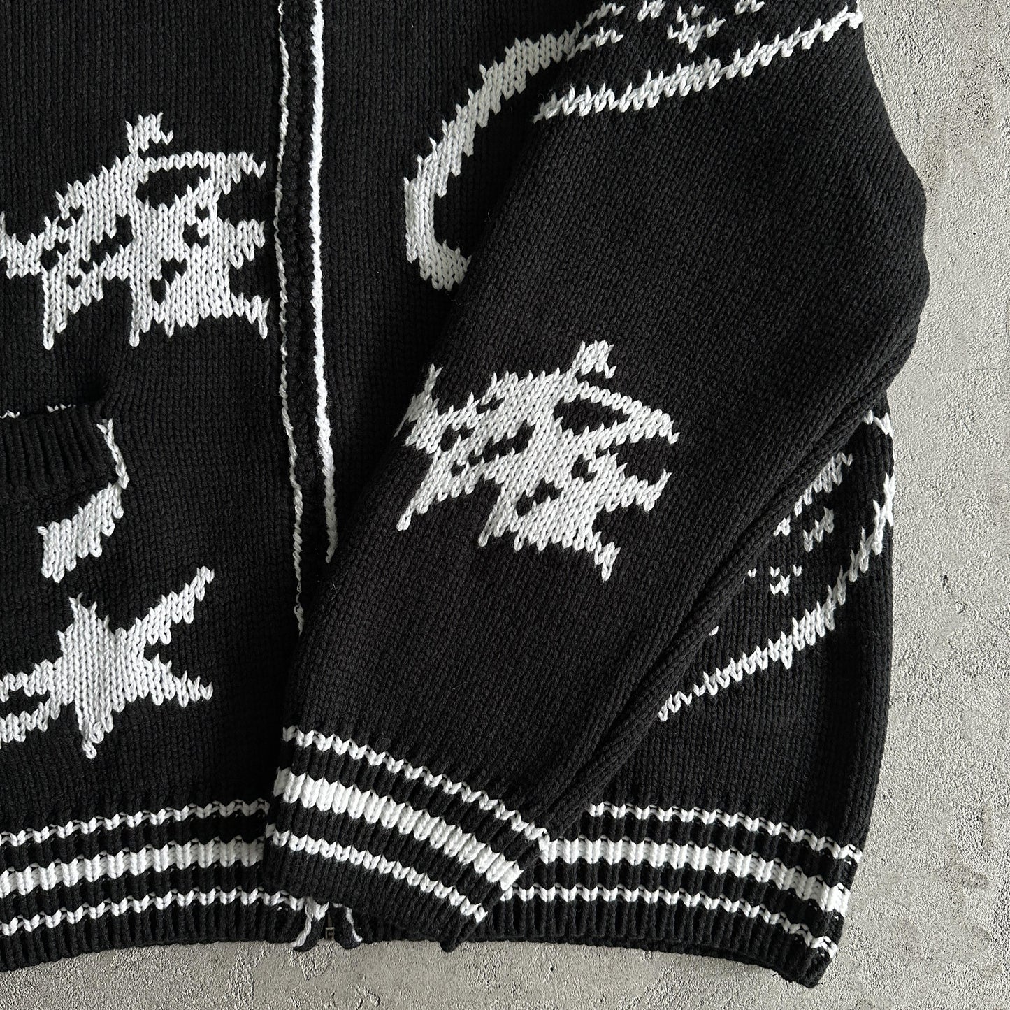 Corteiz heavy knit jacquard sweater