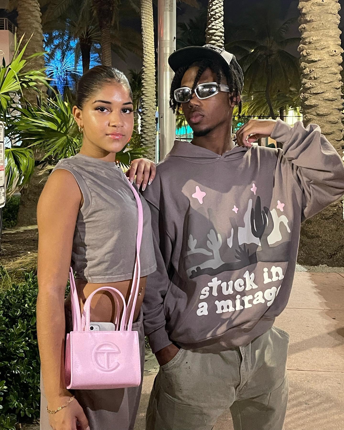 Broken Planet Skin Pink Cactus Hoodie