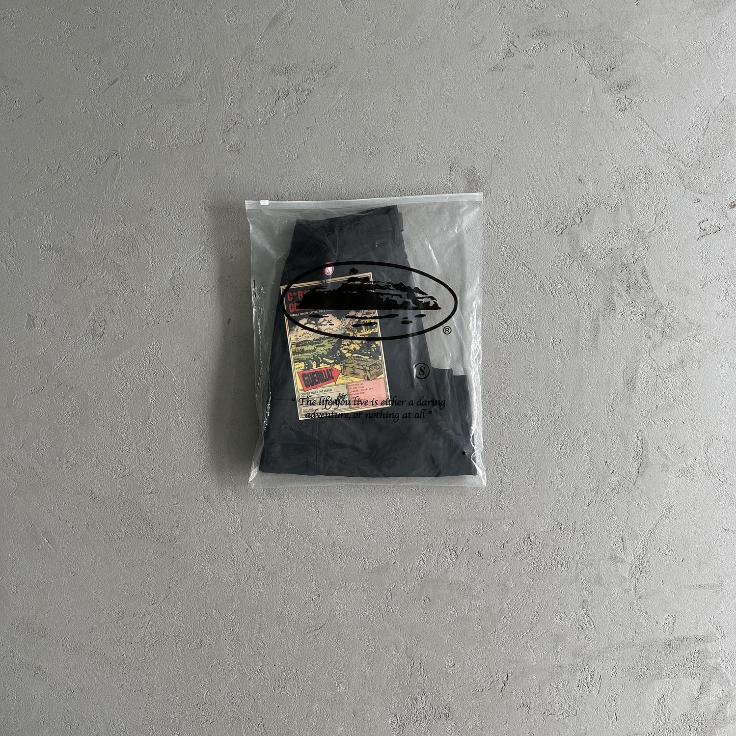 Corteiz Black Cargo Shorts