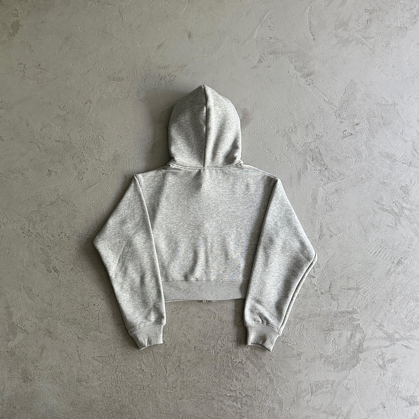 Broken Planet Womens Basics Cropped Zip Up Hoodie