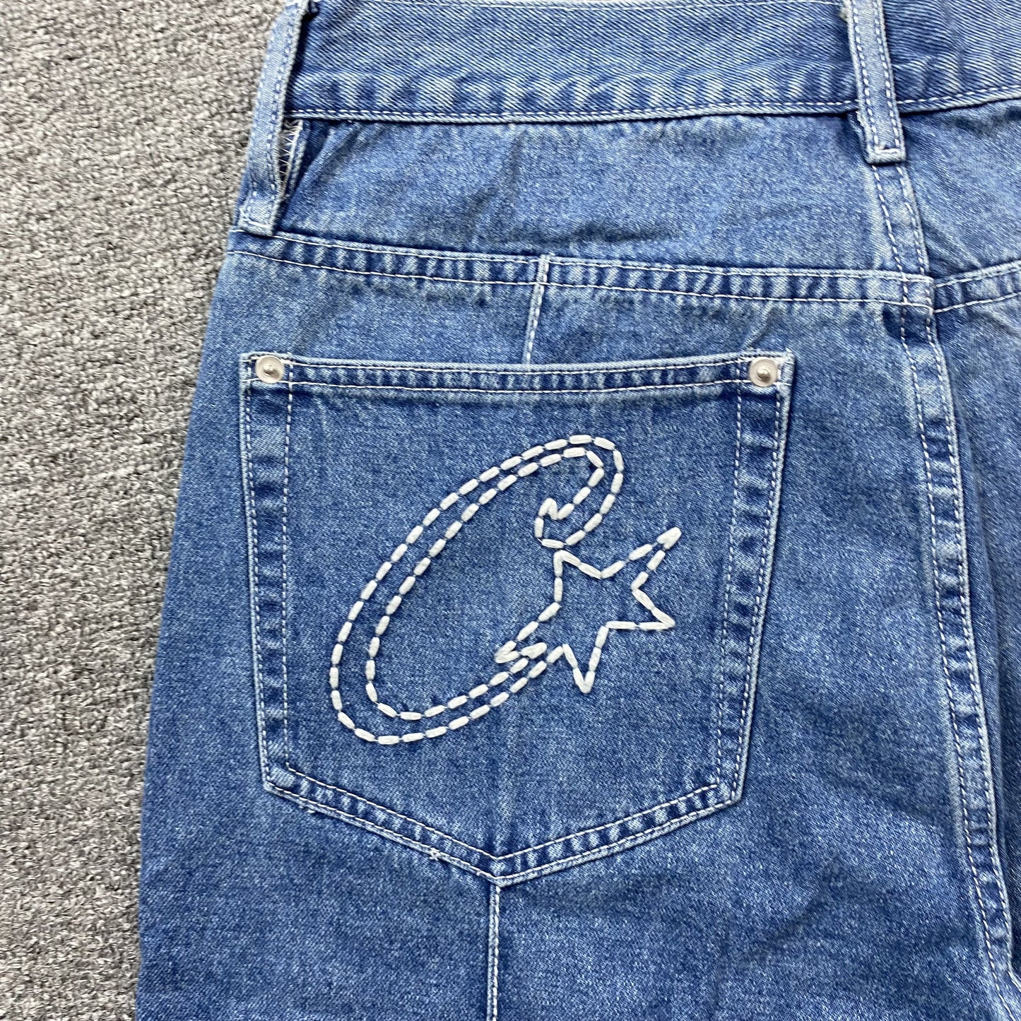 Corteiz Denim Jeans Shorts