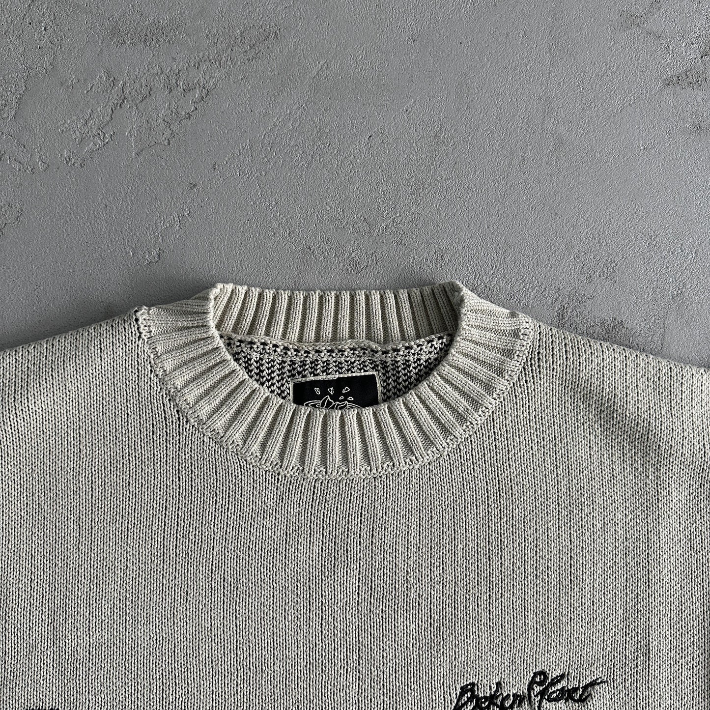 Broken Planet Sweater-Bone