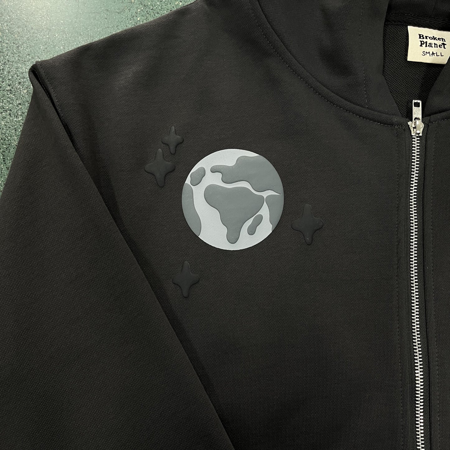 Broken Planet Spider Zip Up Hoodie
