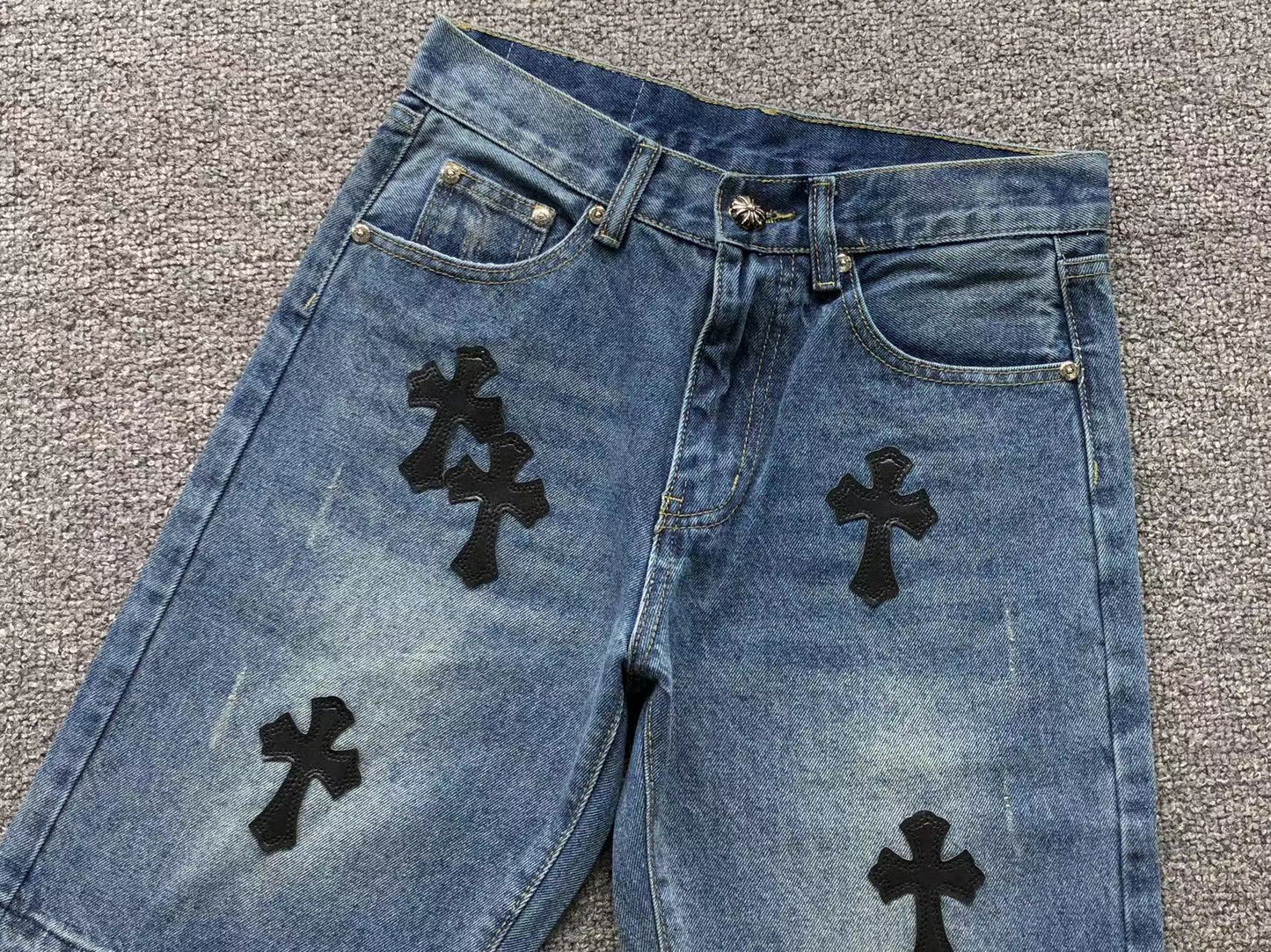 Chrome Hearts Jeans Shorts