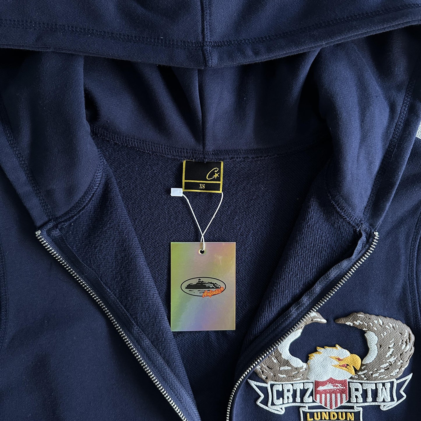 Corteiz Eagle Three-Dimensional Print Hoodie