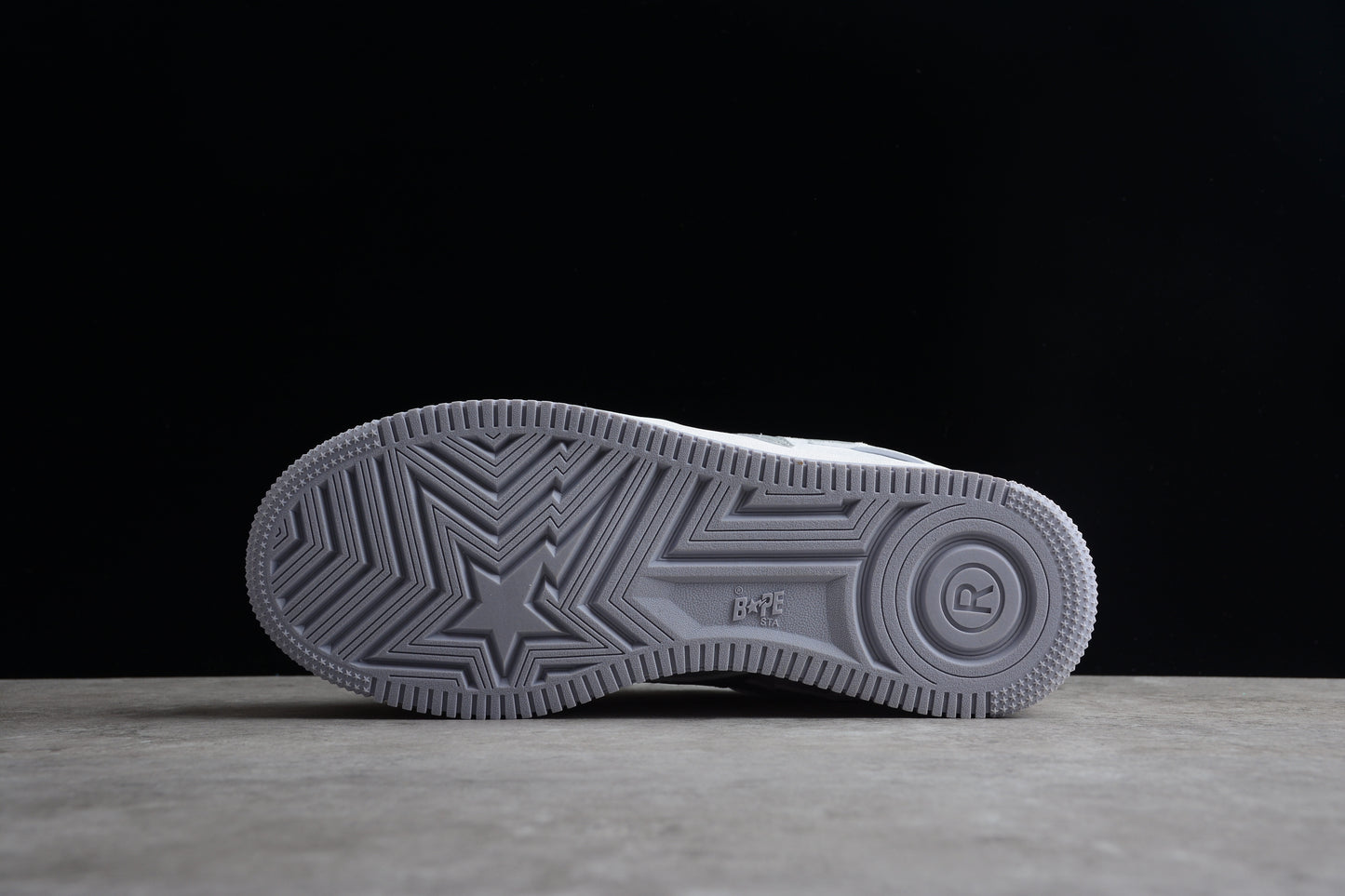 Bape Sta JJJJound Gray and White