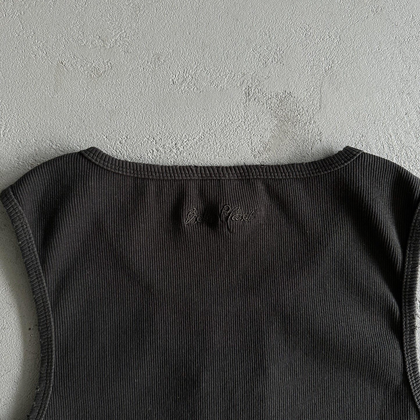 Broken Planet Mens Washed Ribbde Tank Top