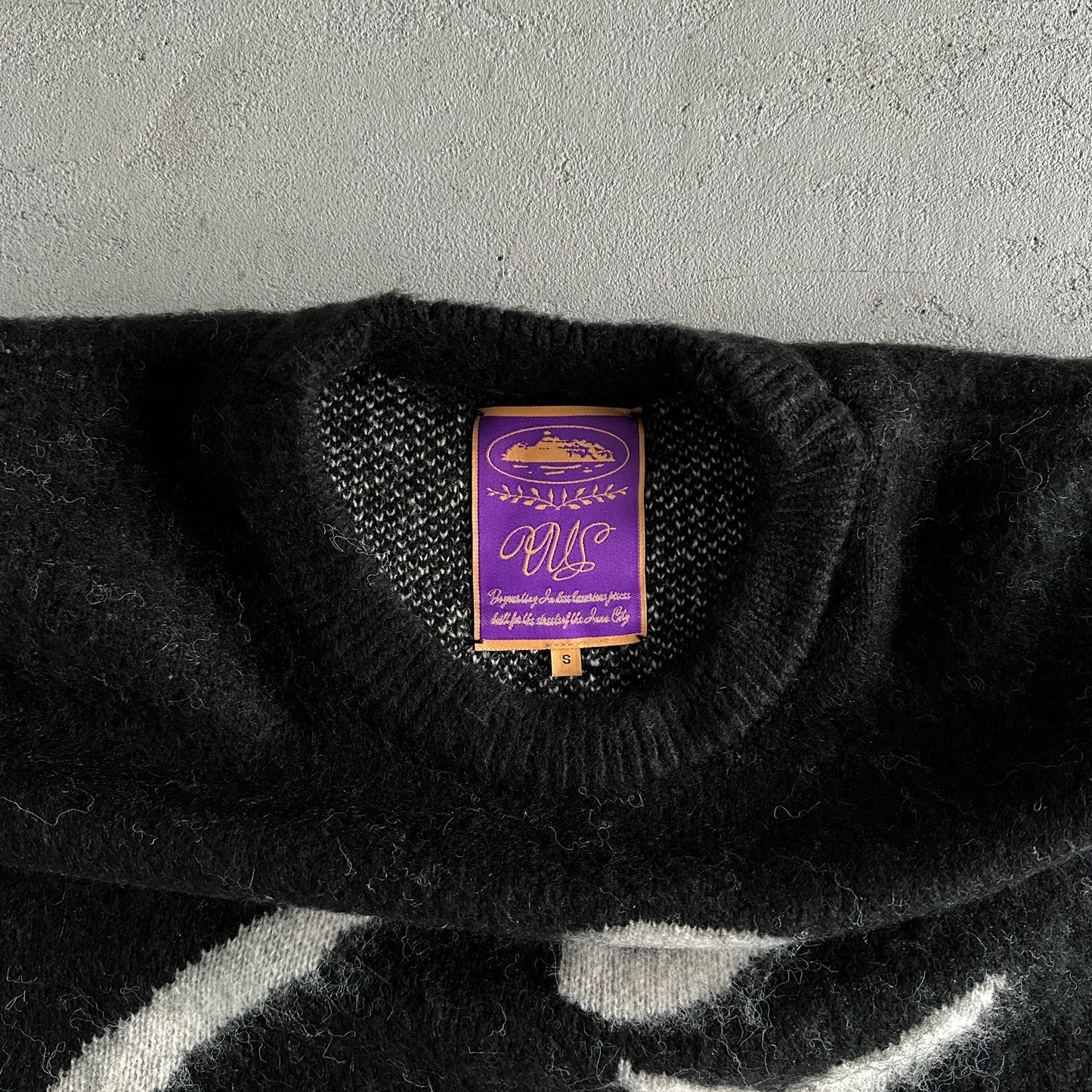 Corteiz c star mohairknit sweater