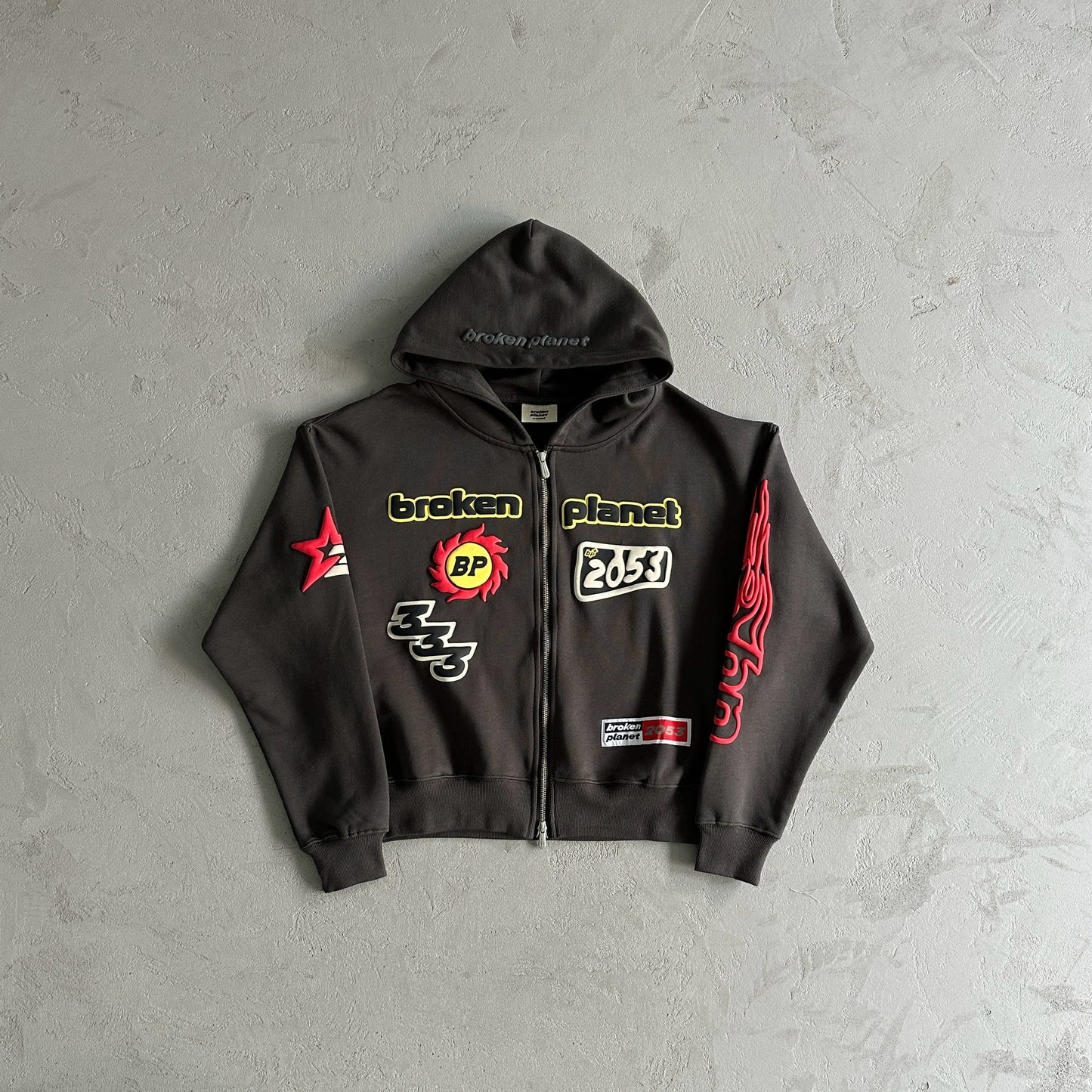 Broken Planet Zip Up Hoodie